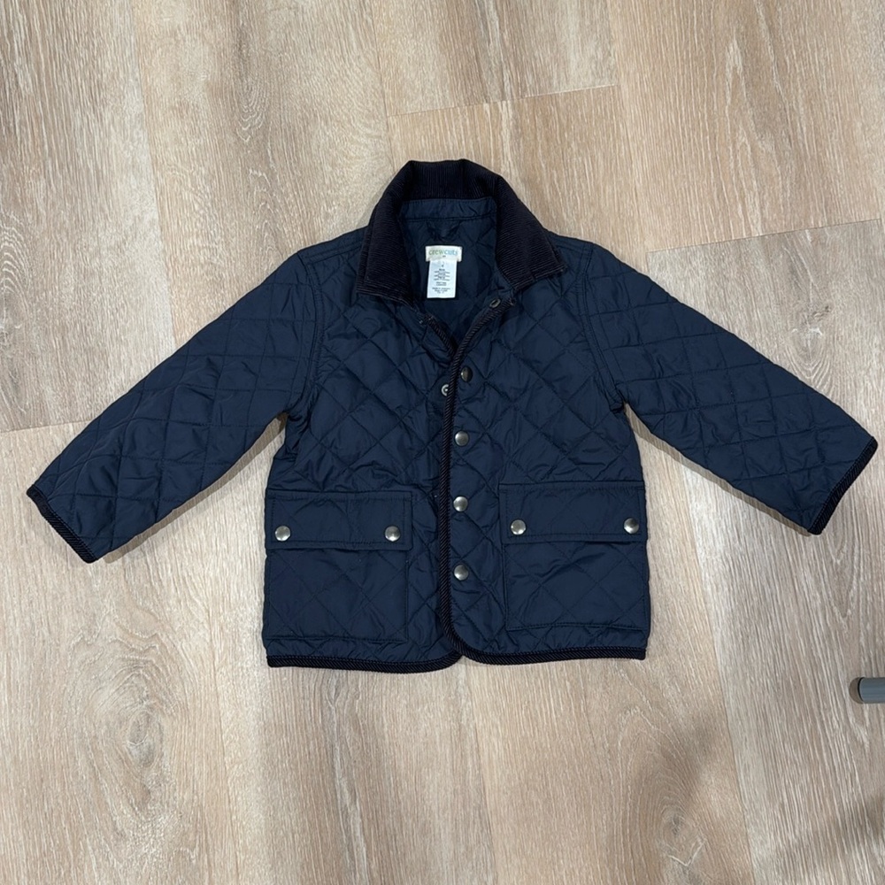 J. Crew Barn Quilted Jacket 2T Boys